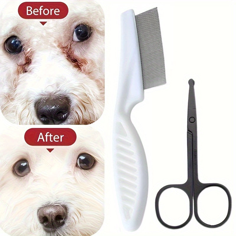 Multifunctional Cat and Dog Hair Comb Flea and Tear Stain Removal